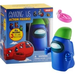 Among Us - Actionfigures - 1-pak - Box With Windows S2 - Blue