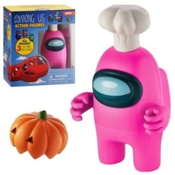 Among Us - Actionfigures - 1-pak - Box With Windows S2 - Pink