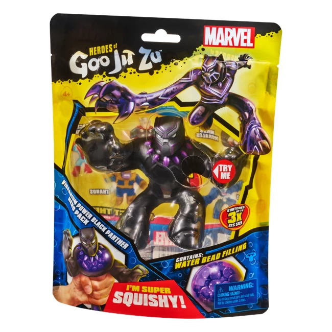 Goo Jit Zu - Marvel Single Pack - Series 4 - Black Panther (41361) 4 Goo Jit Zu - Marvel Single Pack - Series 4 - Black Panther (41361) – Bild 2