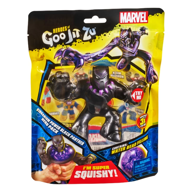 Goo Jit Zu - Marvel Single Pack - Series 4 - Black Panther (41361) 6 Goo Jit Zu - Marvel Single Pack - Series 4 - Black Panther (41361) – Bild 4
