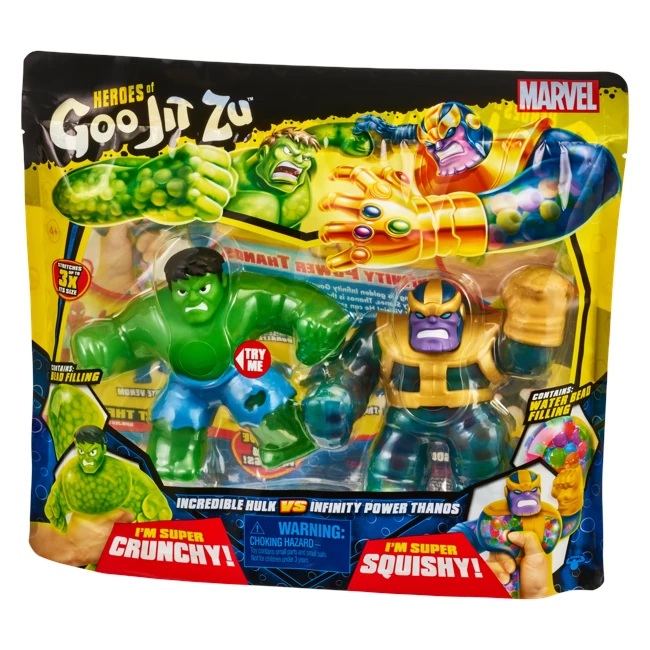 Goo Jit Zu - Marvel Versus Pack - Series 4 - Thanos Vs Hulk (41298) 7 Goo Jit Zu - Marvel Versus Pack - Series 4 - Thanos Vs Hulk (41298) – Bild 5