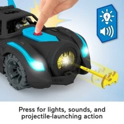MATTEL Imaginext - Fisher Price DC Super Friends Light And Sounds Batman (HGX96) -Randboutique Für Kinder imaginext fisher price dc super friends light and sounds batman hgx96 2
