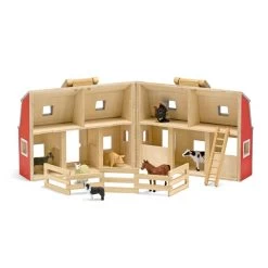 Melissa & Doug - Fold And Go Barn (13700) -Randboutique Für Kinder melissa doug fold and go barn 13700 2