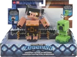 Minecraft - Legends Creeper Vs Piglin Bruiser -Randboutique Für Kinder minecraft legends creeper vs piglin bruiser 4