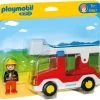 Playmobil - 1-2-3 - Ladder Unit Fire Truck (6967) -Randboutique Für Kinder playmobil 1 2 3 ladder unit fire truck 6967