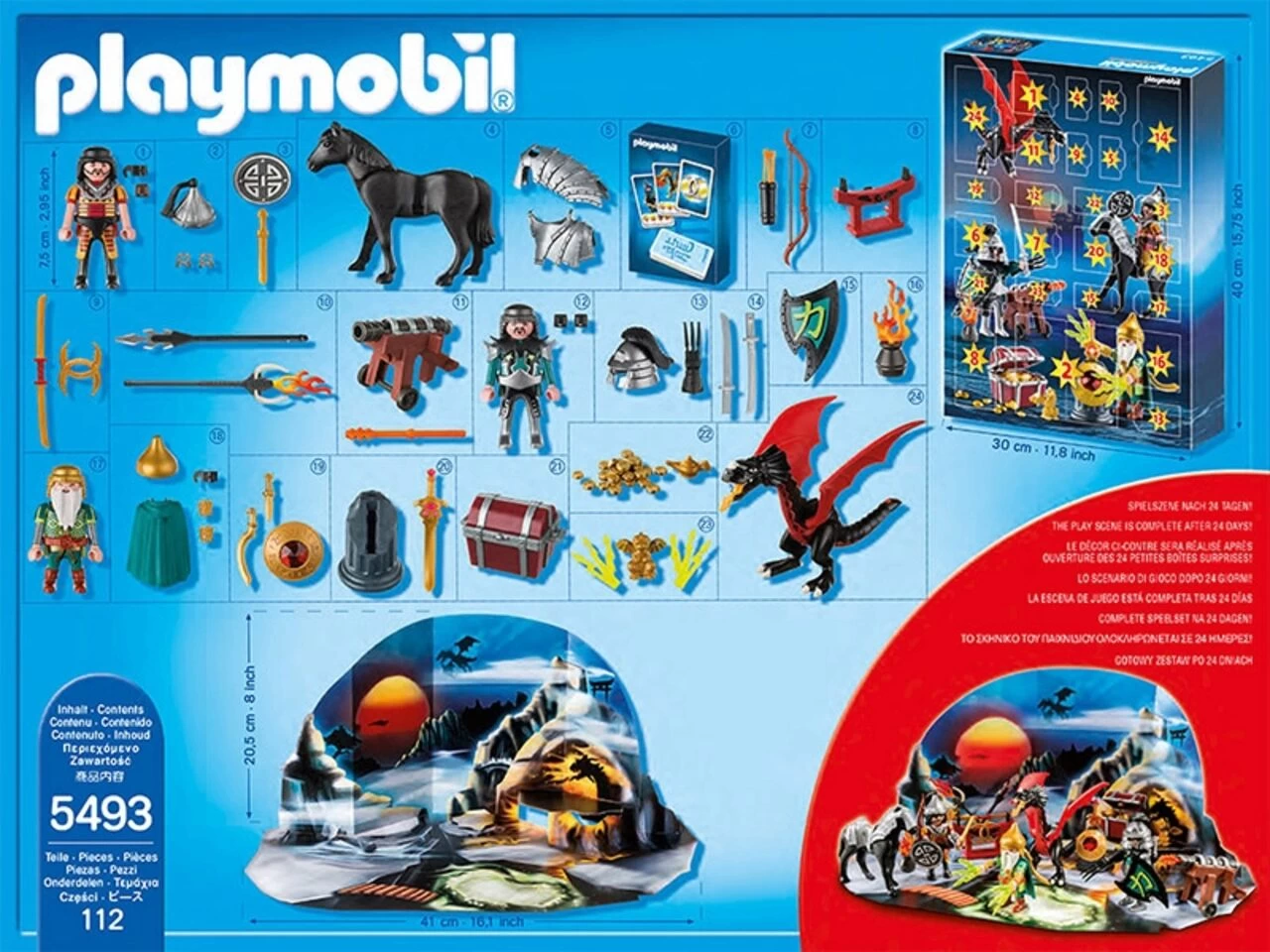 PLAYMOBIL® 5493 Kampf Um Den Drachenschatz - Adventskalender 2013 4 PLAYMOBIL® 5493 Kampf Um Den Drachenschatz - Adventskalender 2013 – Bild 2
