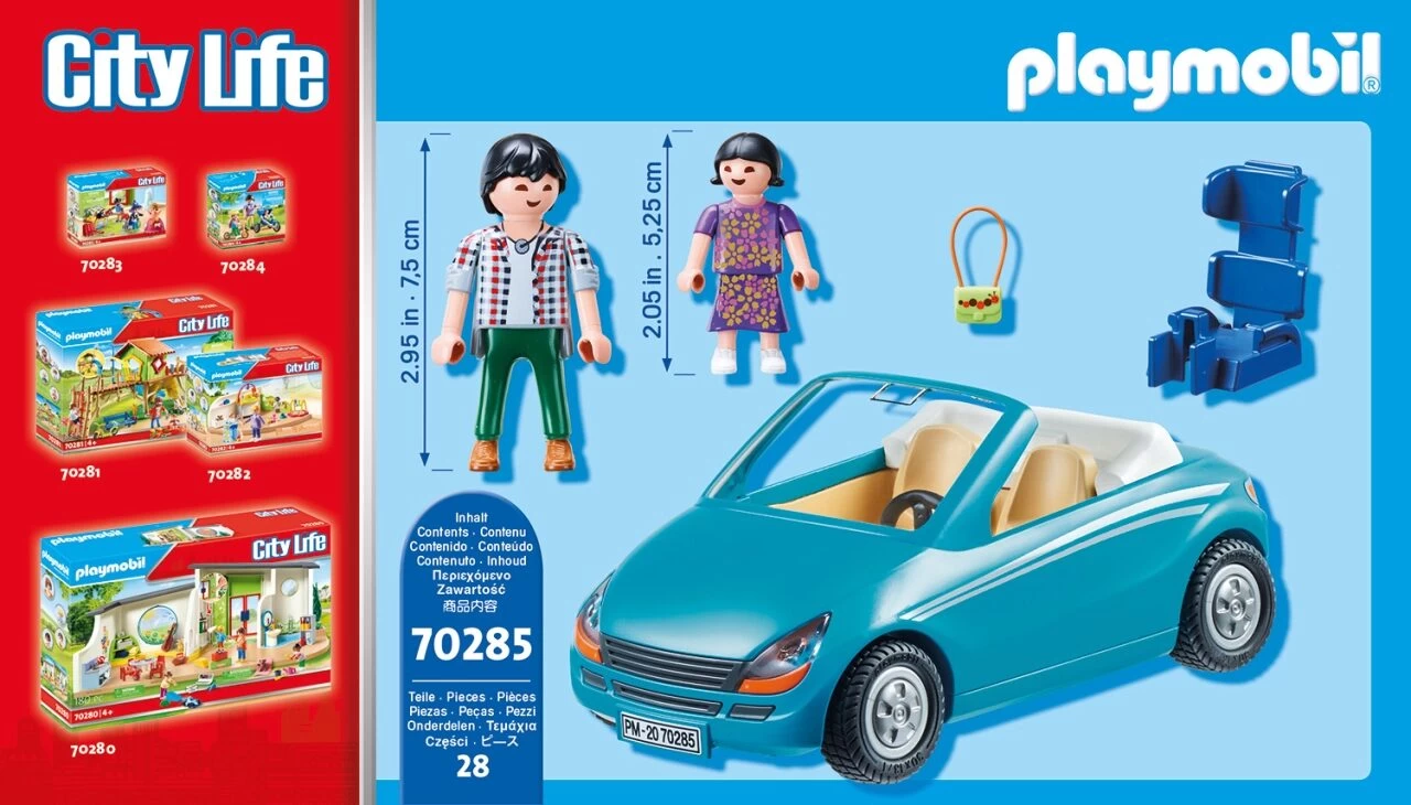 PLAYMOBIL® 70285 Papa Und Kind Mit Cabrio 4 PLAYMOBIL® 70285 Papa Und Kind Mit Cabrio – Bild 2