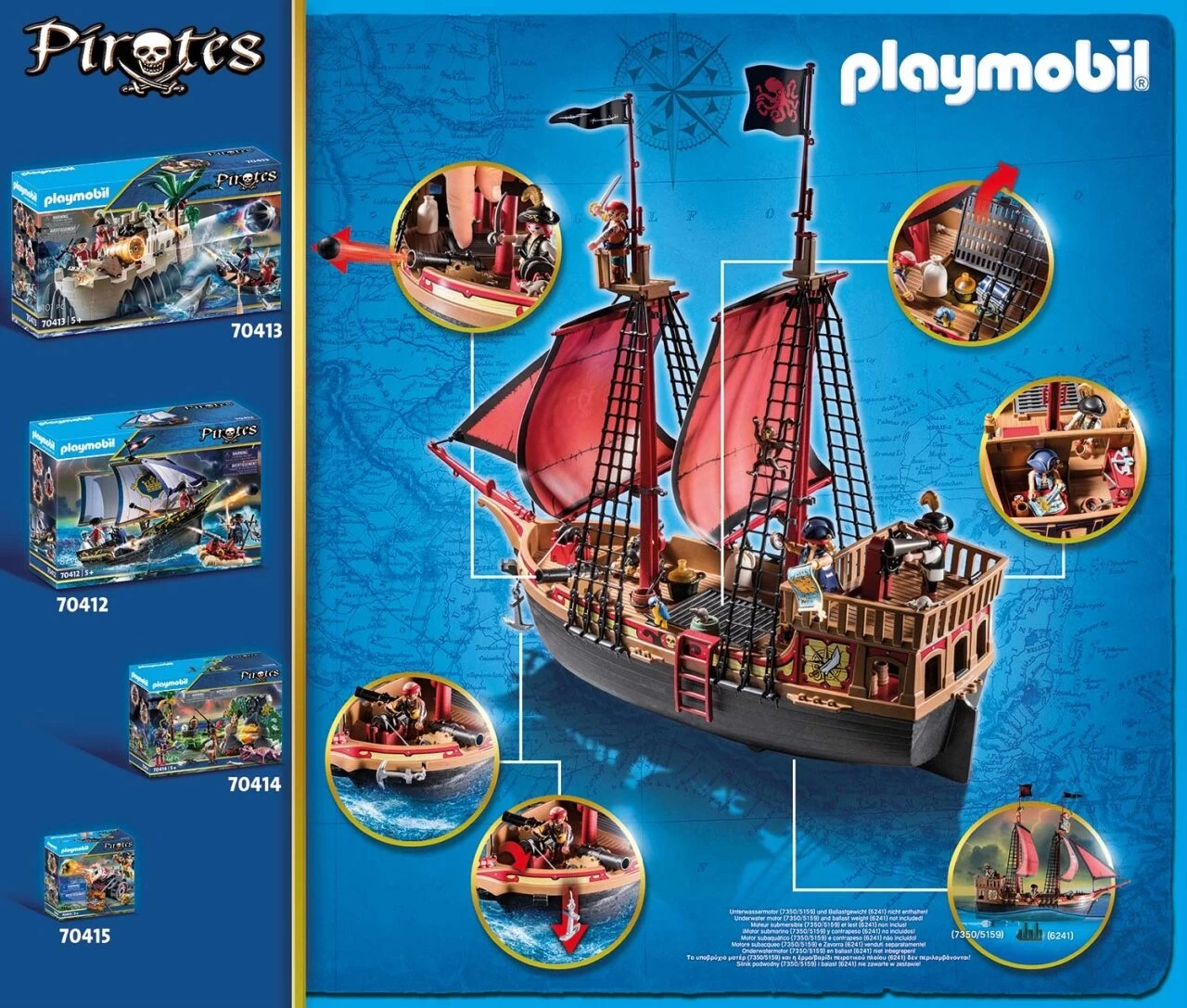 PLAYMOBIL® 70411 Totenkopf-Kampfschiff 4 PLAYMOBIL® 70411 Totenkopf-Kampfschiff – Bild 2