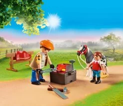 PLAYMOBIL 70518 Mobiler Hufschmied -Randboutique Für Kinder playmobil 70518 mobiler hufschmied 5