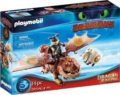PLAYMOBIL 70729 Dragon Racing: Fischbein Und Fleischklops