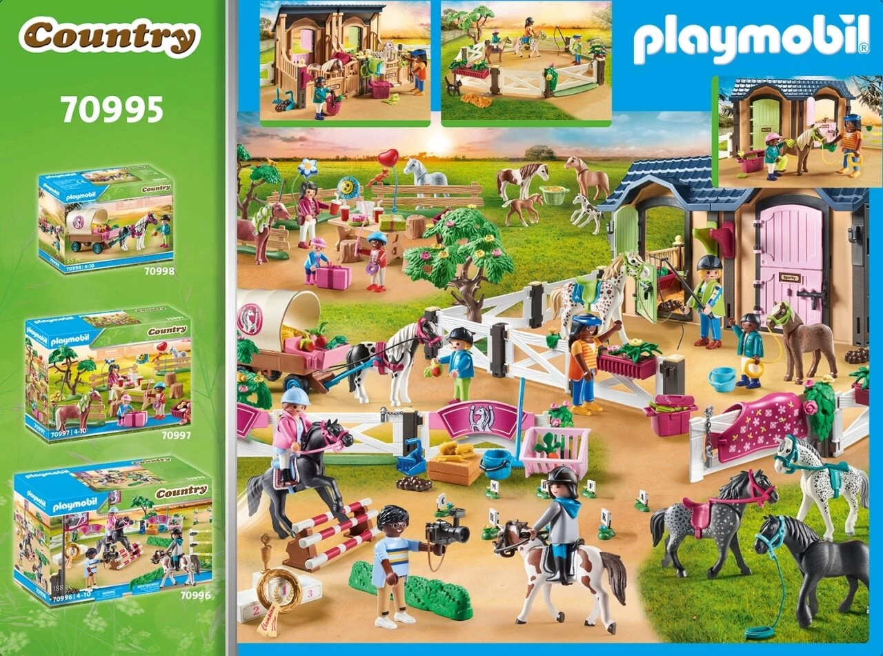 PLAYMOBIL 70995 Reitunterricht Mit Pferdeboxen 4 PLAYMOBIL 70995 Reitunterricht Mit Pferdeboxen – Bild 2