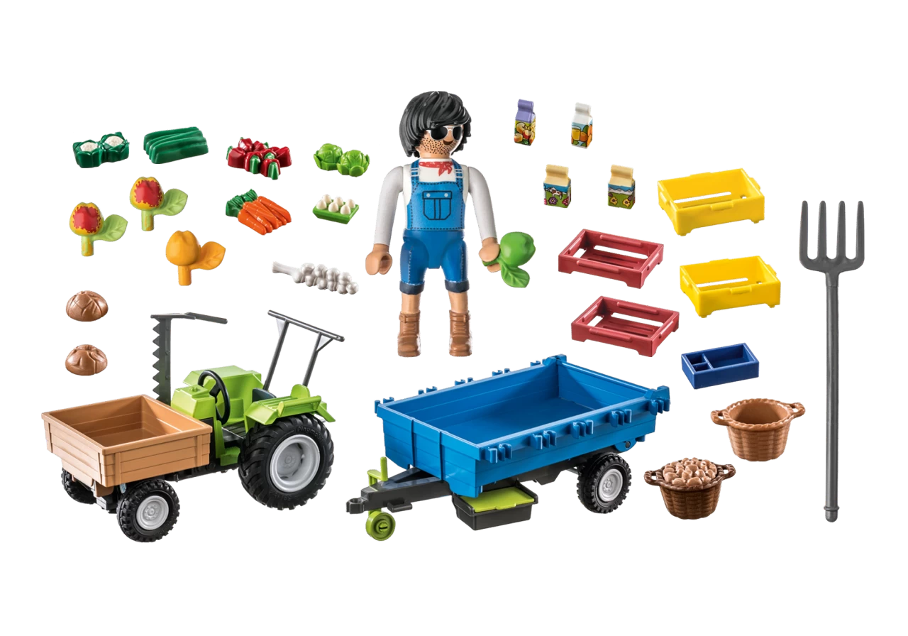 PLAYMOBIL® 71249 Traktor Mit Hänger 4 PLAYMOBIL® 71249 Traktor Mit Hänger – Bild 2