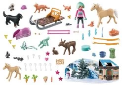 PLAYMOBIL® 71345 Adventskalender Pferde: Weihnachtliche Schlittenfahrt - 2023 -Randboutique Für Kinder playmobil 71345 adventskalender pferde weihnachtliche schlittenfahrt 2023 1