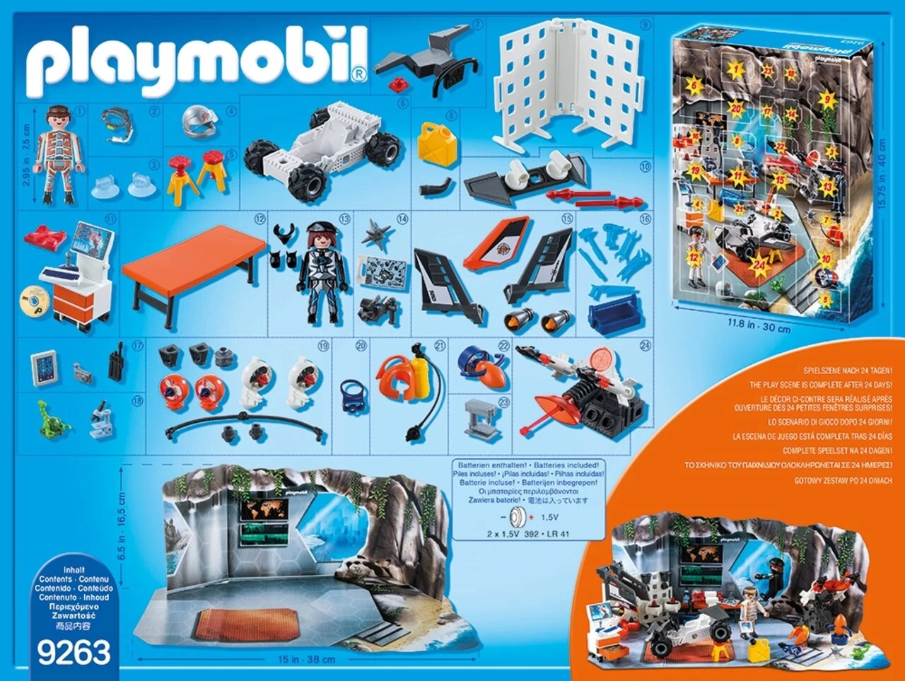 PLAYMOBIL® 9263 Adventskalender "Spy Team Werkstatt" 4 PLAYMOBIL® 9263 Adventskalender "Spy Team Werkstatt" – Bild 2