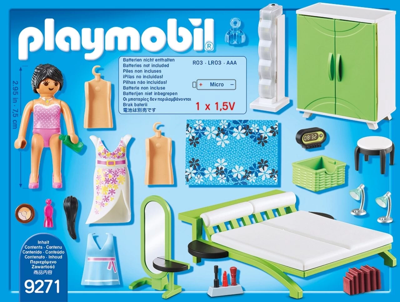 PLAYMOBIL® 9271 Schlafzimmer 4 PLAYMOBIL® 9271 Schlafzimmer – Bild 2