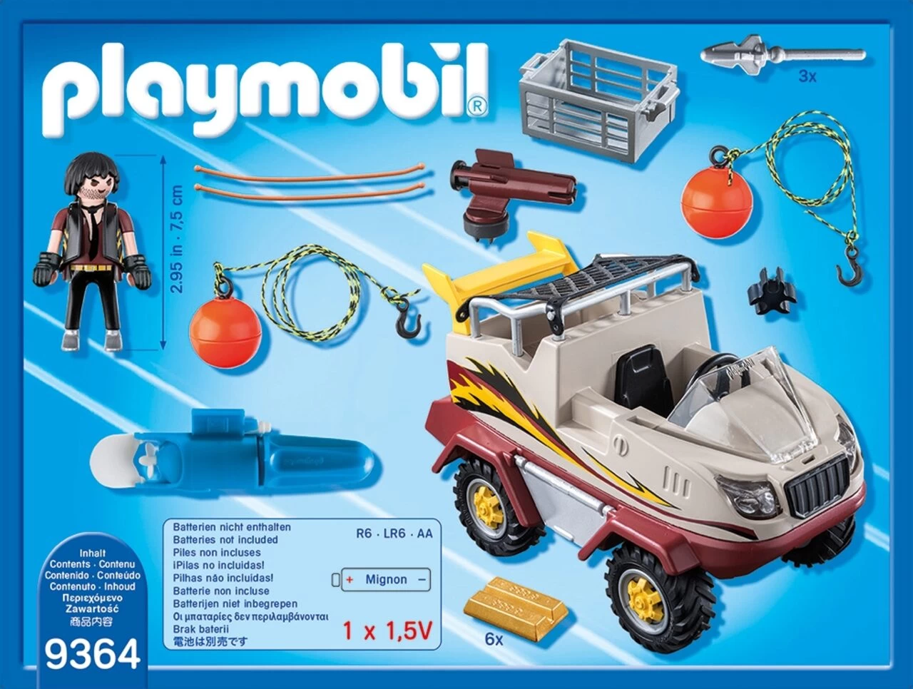 PLAYMOBIL® 9364 Amphibienfahrzeug 4 PLAYMOBIL® 9364 Amphibienfahrzeug – Bild 2