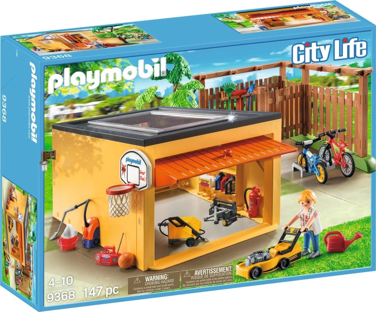 PLAYMOBIL® 9368 Garage Mit Fahrradschuppen 3 PLAYMOBIL® 9368 Garage Mit Fahrradschuppen