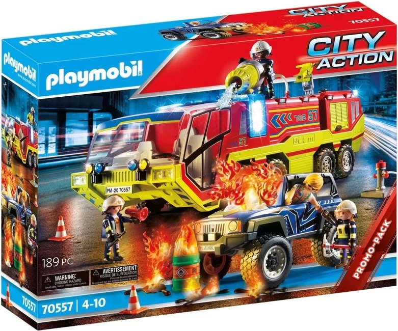 Playmobil - Fire Engine With Truck (70557) 3 Playmobil - Fire Engine With Truck (70557)