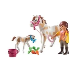 Playmobil - Pferd Mit Fohlen (71243) -Randboutique Für Kinder playmobil pferd mit fohlen 71243 3