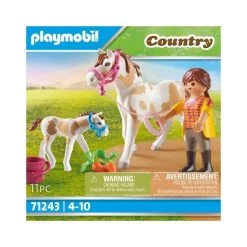 Playmobil - Pferd Mit Fohlen (71243) -Randboutique Für Kinder playmobil pferd mit fohlen 71243 4