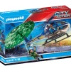Playmobil - Polizei-Hubschrauber: Fallschirm-Verfolgung (70569) -Randboutique Für Kinder playmobil polizei hubschrauber fallschirm verfolgung 70569