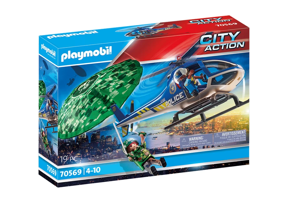 Playmobil - Polizei-Hubschrauber: Fallschirm-Verfolgung (70569) 3 Playmobil - Polizei-Hubschrauber: Fallschirm-Verfolgung (70569)