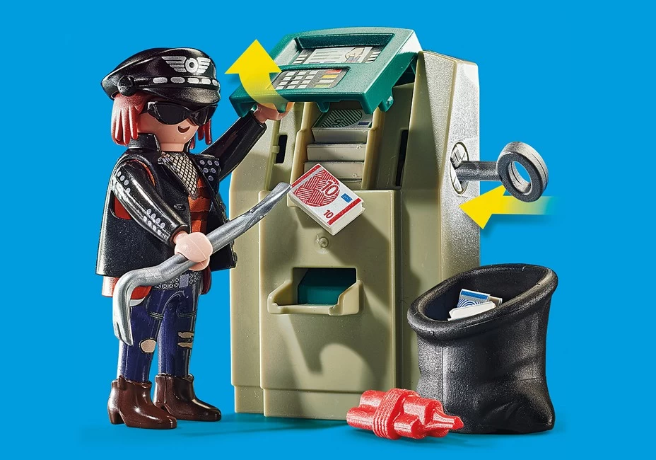 Playmobil - Polizei-Motorrad: Verfolgung Des Geldräubers (70572) 5 Playmobil - Polizei-Motorrad: Verfolgung Des Geldräubers (70572) – Bild 3