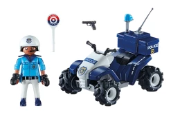 Playmobil - Polizei-Speed Quad (71092) -Randboutique Für Kinder playmobil polizei speed quad 71092