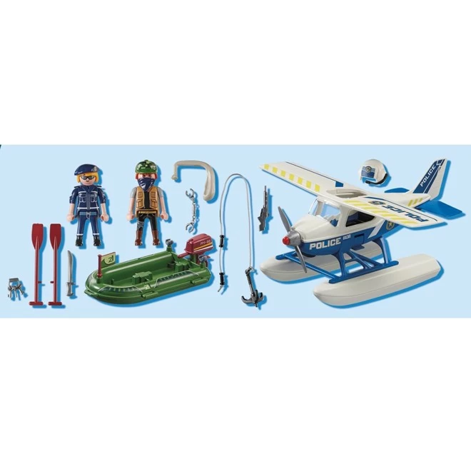 Playmobil - Polizei-Wasserflugzeug: Schmuggler-Verfolgung (70779) 4 Playmobil - Polizei-Wasserflugzeug: Schmuggler-Verfolgung (70779) – Bild 2