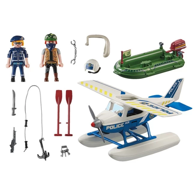 Playmobil - Polizei-Wasserflugzeug: Schmuggler-Verfolgung (70779) 6 Playmobil - Polizei-Wasserflugzeug: Schmuggler-Verfolgung (70779) – Bild 4