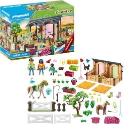 Playmobil - Reitunterricht Mit Pferdeboxen (70995) -Randboutique Für Kinder playmobil reitunterricht mit pferdeboxen 70995 3