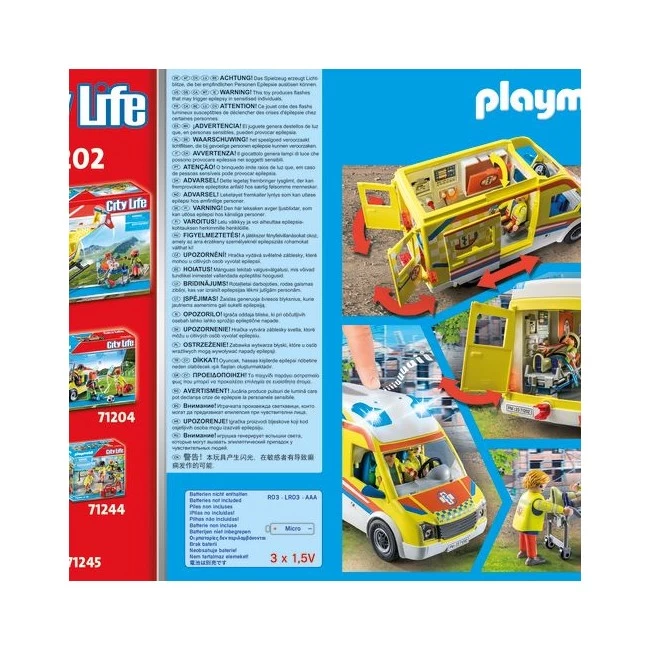 Playmobil - Rettungswagen Mit Licht Und Sound (71202) 5 Playmobil - Rettungswagen Mit Licht Und Sound (71202) – Bild 3