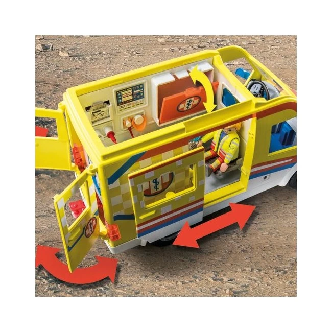 Playmobil - Rettungswagen Mit Licht Und Sound (71202) 8 Playmobil - Rettungswagen Mit Licht Und Sound (71202) – Bild 6