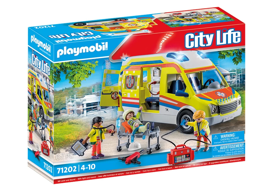 Playmobil - Rettungswagen Mit Licht Und Sound (71202) 3 Playmobil - Rettungswagen Mit Licht Und Sound (71202)