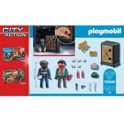 Playmobil - Starter Pack Tresorknacker (70908) 9 Playmobil - Starter Pack Tresorknacker (70908) -Randboutique Für Kinder playmobil starter pack tresorknacker 70908 1