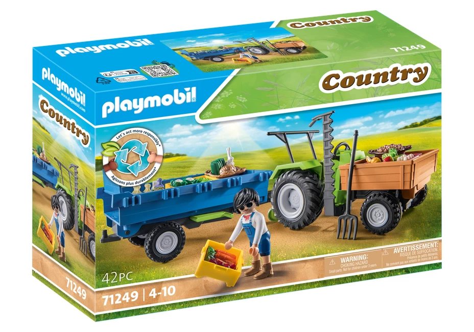 Playmobil - Traktor Mit Hänger (71249) 3 Playmobil - Traktor Mit Hänger (71249)