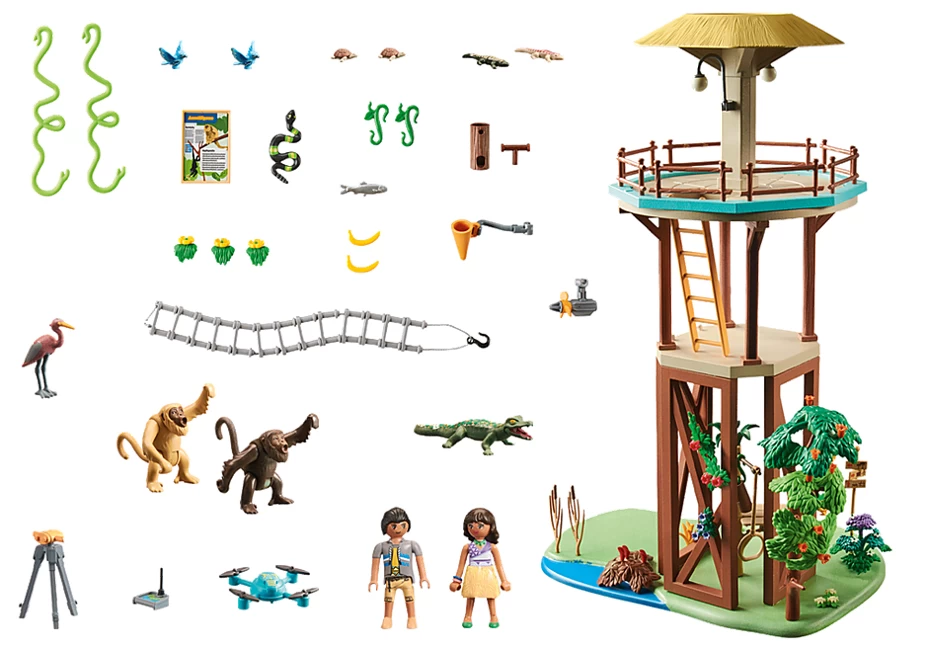 Playmobil - Wiltopia - Forschungsturm Mit Kompass (71008) 5 Playmobil - Wiltopia - Forschungsturm Mit Kompass (71008) – Bild 3