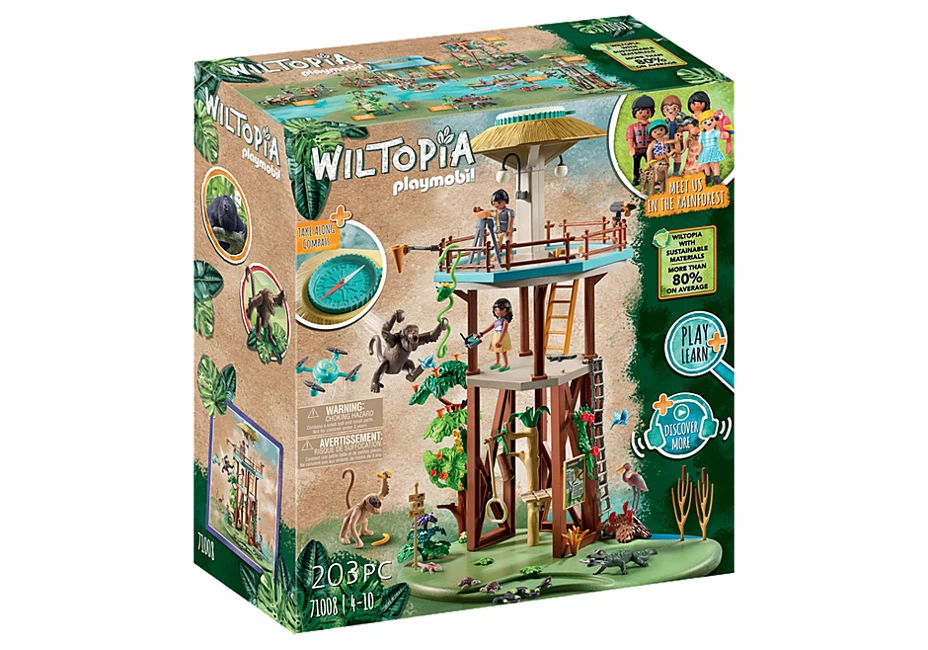 Playmobil - Wiltopia - Forschungsturm Mit Kompass (71008) 3 Playmobil - Wiltopia - Forschungsturm Mit Kompass (71008)