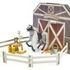 Royal Breeds - Barn Buddies Playset - White Horse -Randboutique Für Kinder royal breeds barn buddies playset white horse