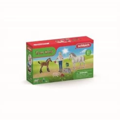 Schleich - Arztbesuch Bei Stute Und Fohlen (42486) -Randboutique Für Kinder schleich arztbesuch bei stute und fohlen 42486 2