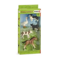 Schleich - Farm World - 5 Farm World Animals (42386) -Randboutique Für Kinder schleich farm world 5 farm world animals 42386 2