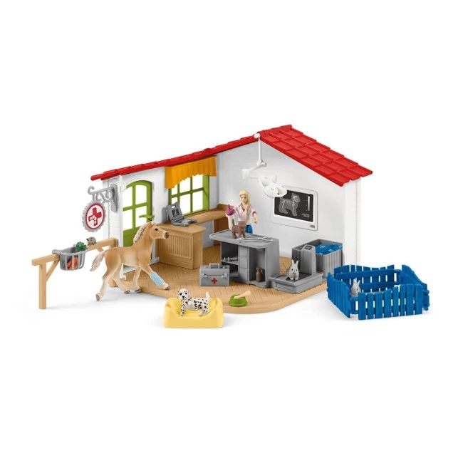 Schleich - Farm World - Veterinarian Practice With Pets (42502) 3 Schleich - Farm World - Veterinarian Practice With Pets (42502)