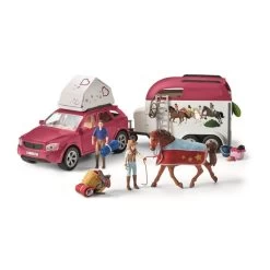 Schleich - Horse Adventures With Car And Trailer (42535)