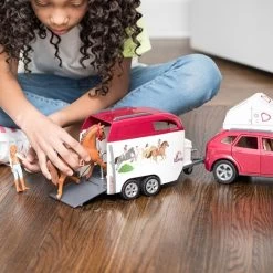 Schleich - Horse Adventures With Car And Trailer (42535) -Randboutique Für Kinder schleich horse adventures with car and trailer 42535 6