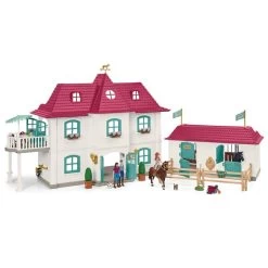 Schleich - Horse Club Lakeside Pferdehof (42551) -Randboutique Für Kinder schleich horse club lakeside pferdehof 42551 2