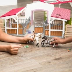 Schleich - Horse Club - Riding Centre With Rider And Horses (42344) -Randboutique Für Kinder schleich horse club riding centre with rider and horses 42344 5