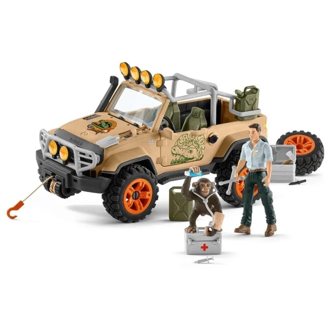 Schleich - Wild Life - 4x4 Vehicle With Winch (42410) 3 Schleich - Wild Life - 4x4 Vehicle With Winch (42410)