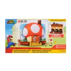 Super Mario - 2,5" Deluxe Toad House Playset (413674) -Randboutique Für Kinder super mario 2 5 deluxe toad house playset 413674 1