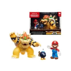 Super Mario - Mario Vs. Bowser Diorama Set (64512-4L) -Randboutique Für Kinder super mario mario vs bowser diorama set 64512 4l 1