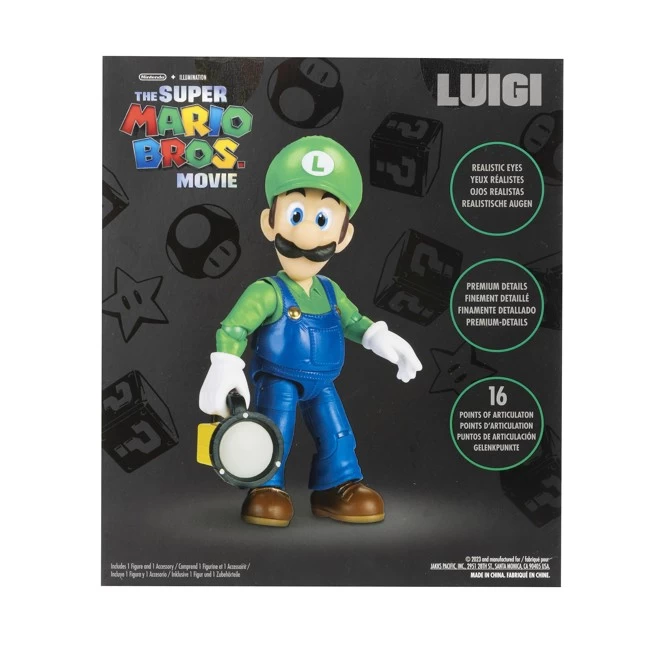 NINTENDO Super Mario Movie - 5" Figure - Luigi (13 Cm) (417174) 8 NINTENDO Super Mario Movie - 5" Figure - Luigi (13 Cm) (417174) – Bild 6
